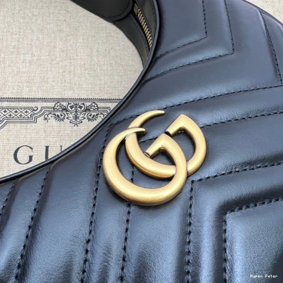 Hyperpeter GG GUCCI mini bag half-moon-shaped Marmont 0818